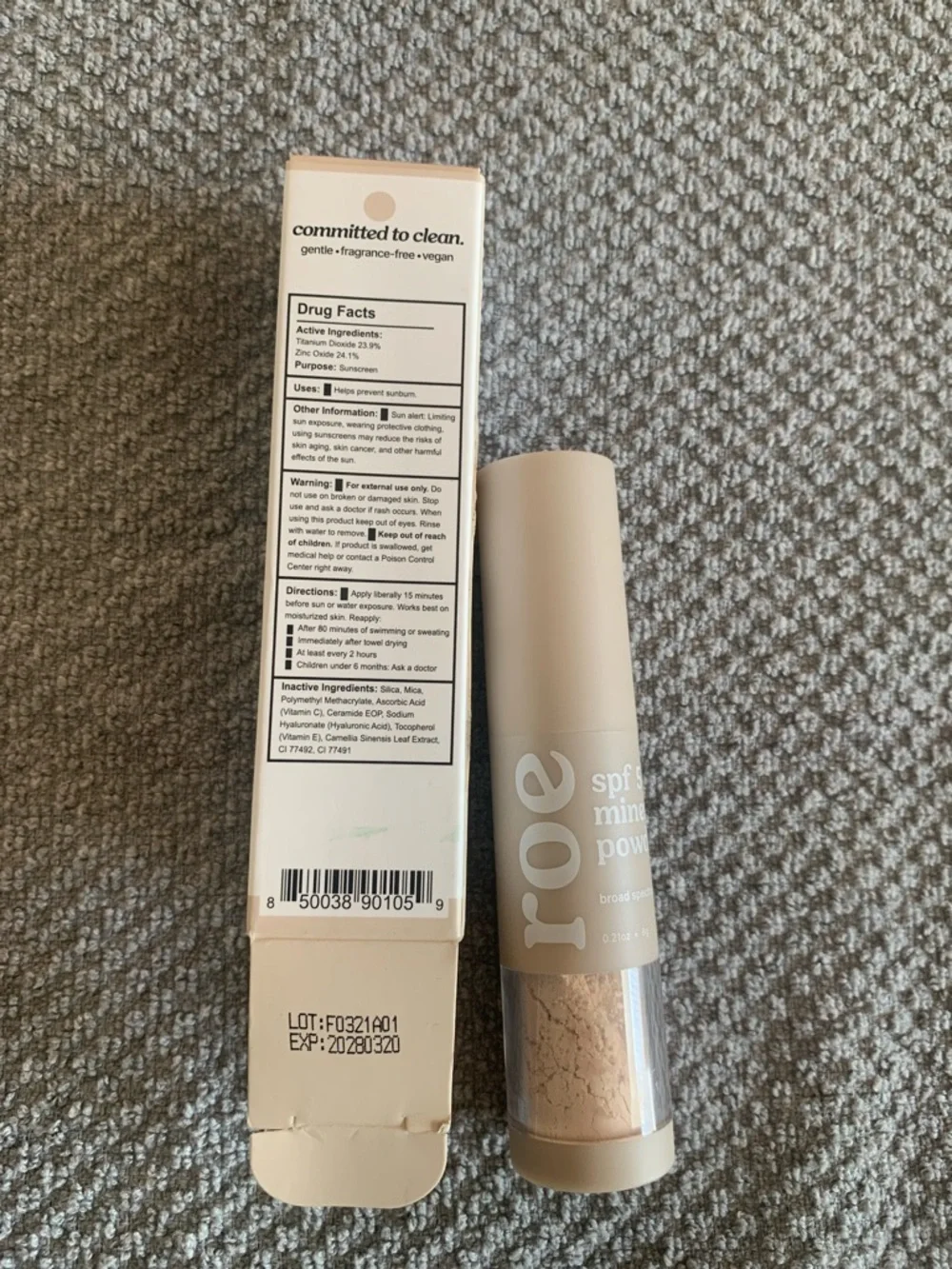 Roe Wellness SPF 50 Mineral Powder